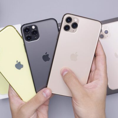 three iPhone 11 Pro Max